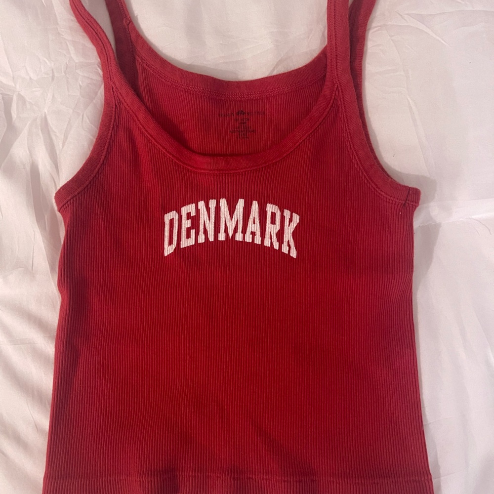 Red Denmark Top